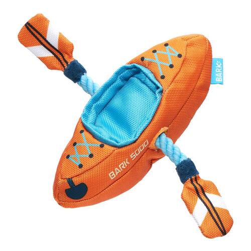 Dog Toy Multicolored Plush Off-Track Kayak Multicolored - pack of 3