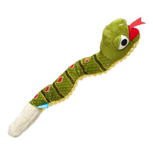 Dog Toy Multicolored Plush Snake Multicolored - pack of 3