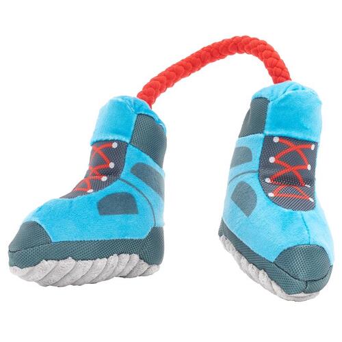 Dog Toy Multicolored Plush Appalachian Tail Boots Multicolored
