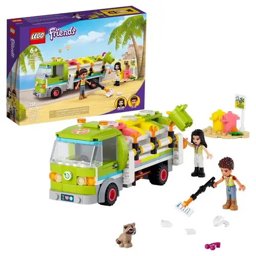 41712 Recycling Truck Friends Plastic Multicolored 259 pc Multicolored