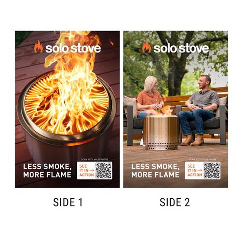 Signage Kit Assorted Solo Stove Poster Card Stock Assorted