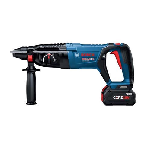 Rotary Hammer Drill Bulldog 18 V 1" Cordless SDS-Plus Kit (Battery)