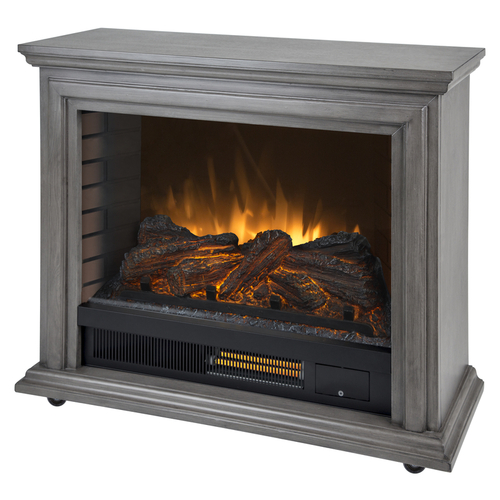 Fireplace Sheridan 31.75" W 1000 sq ft Dark Gray Traditional Infrared Dark Gray