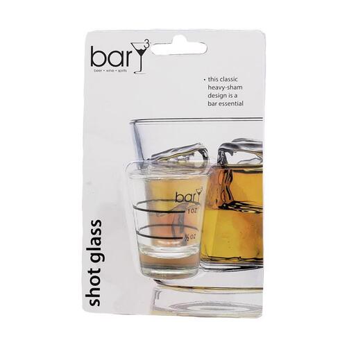 BarY3 BAR-0140 Shot Glass 1.5 oz Clear Glass Clear