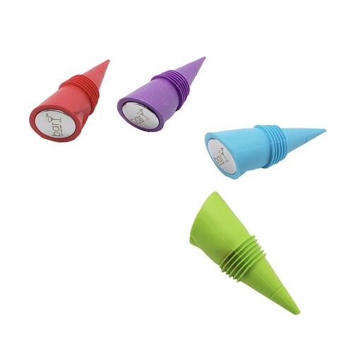 Wine Stopper Assorted Plastic/Silicone Assorted