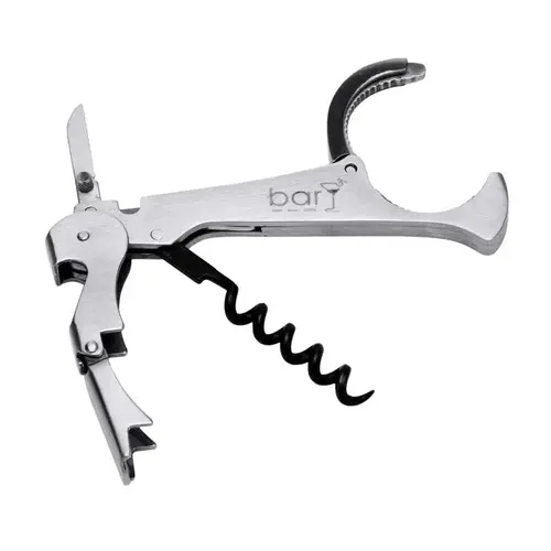 Waiter's Corkscrew Black/Silver Stainless Steel Black/Silver