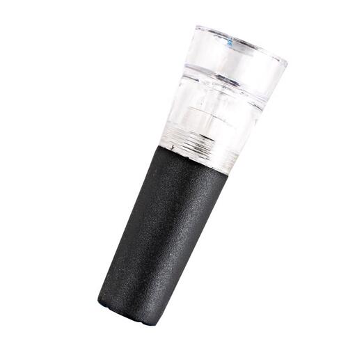 BarY3 BAR-0751 Vacuum Pump Wine Stopper Black/Clear Black/Clear