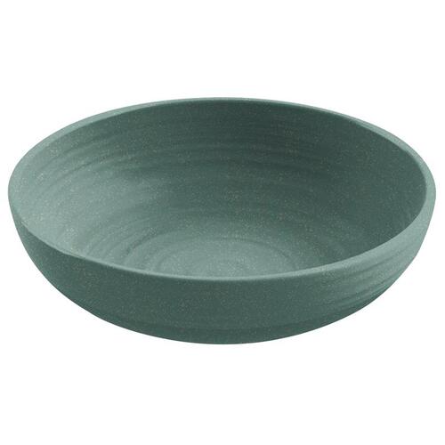 TarHong DN22909872 Low Bowl 43.3 oz Teal Bamboo Planta Artisan 8" D Teal