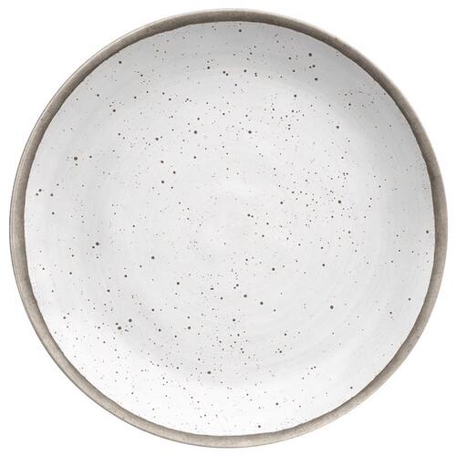 TarHong TT21826971 Salad Plate White Bamboo Retreat Pottery 8.5" D White