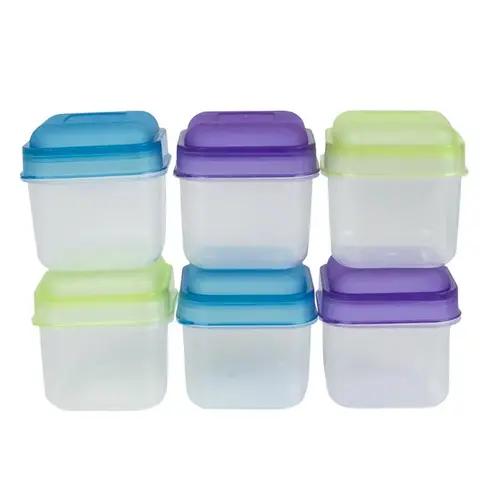 Storage Container Set Portion Packers 4 oz Assorted Assorted