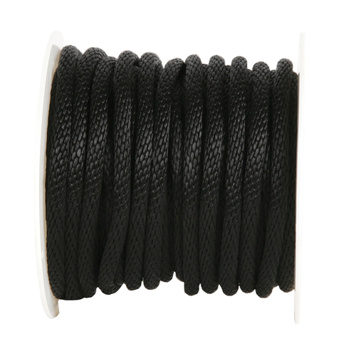 Koch 5102045 Derby Rope 5/8" D X 140 ft. L Black Solid Braided Polypropylene Black
