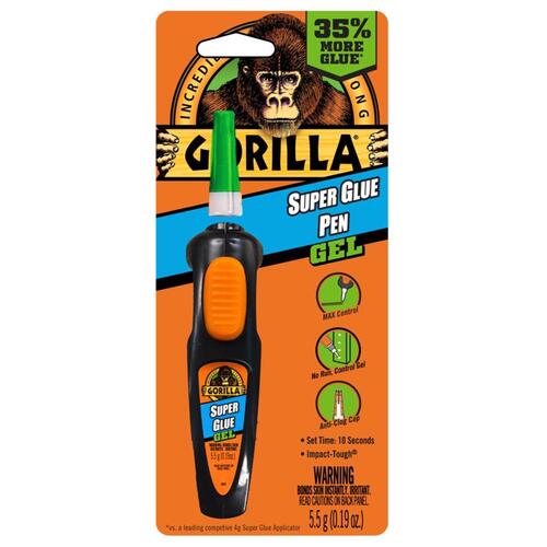Gorilla 109642 Super Glue Pen High Strength 0.19 oz