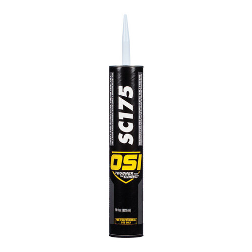 Insulating Sealant SC175 White Synthetic Rubber Acoustical, Draft, Smoke & Sound 28 oz White - pack of 12