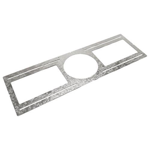 ETi 70313101 Mounting Plate Silver 6.22" W Silver
