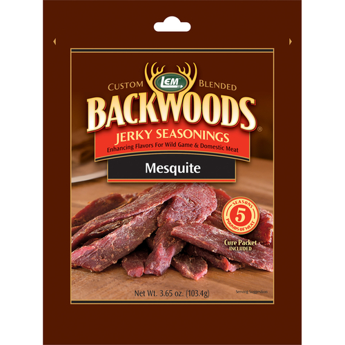 LEM 9153 Jerky Seasoning Backwoods Mesquite 3.65 oz Bagged