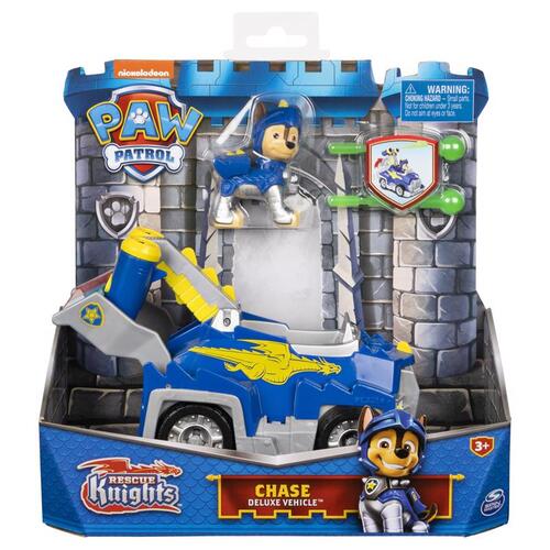 Transforming Toy Car Paw Patrol Chase Multicolored 4 pc Multicolored