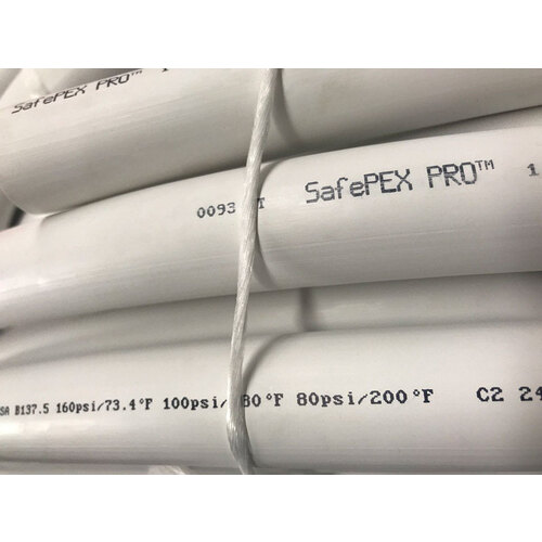 Safe PEX 16226 Tubing Pro 1" D X 20 ft. L PEX 100 psi