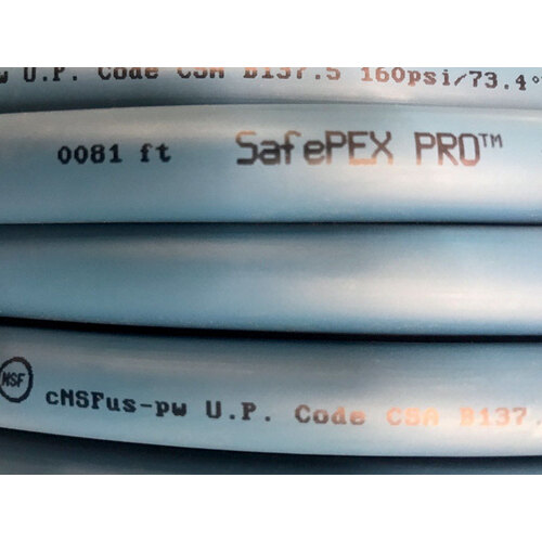 Safe PEX 16218 Tubing Pro 1/2" D X 20 ft. L PEX 100 psi