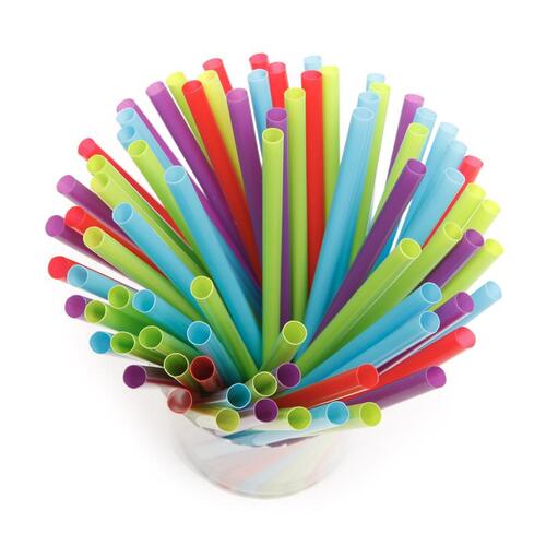 Drinking Straws Assorted Plastic Assorted