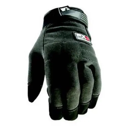 Wells Lamont 7850XL Work Gloves Men's Indoor/Outdoor FX3 Black/Gray XL Black/Gray