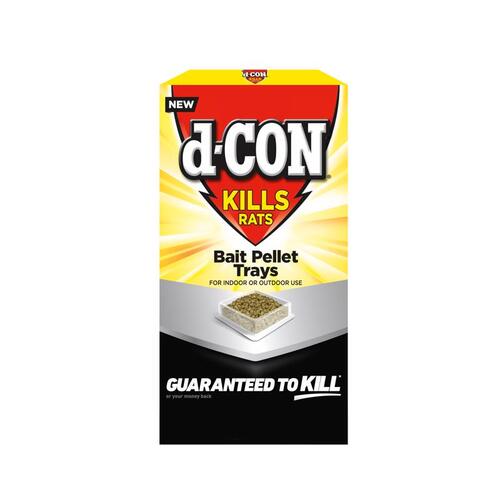D-CON 1920099877 Bait Tray Toxic Pellets For Mice and Rats 6 oz