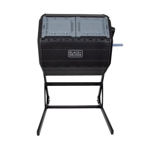 Black+Decker BDSTGA9701 Composting Bin 40 gal Black Plastic/Steel Lid
