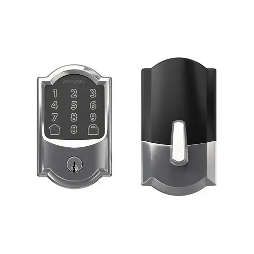 Encode Smart WiFi Deadbolt, Camelot Style, Polished Chrome