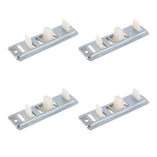 Brixwell 8-209-4 Bypass Floor Guide Adjustable Pack of 4
