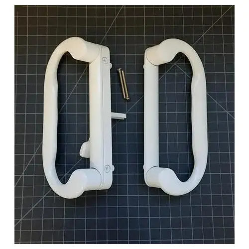 Patio Door Handle Set White