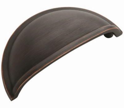 Amerock BP53010ORB 3" (76 mm) Center to Center Allison Cabinet Cup Pull Oil Rubbed Bronze Finish