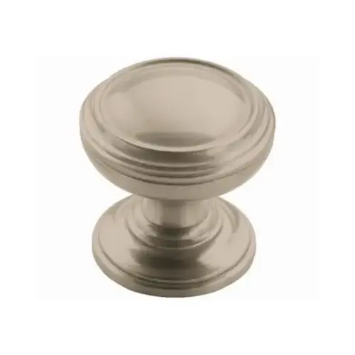 1-1/4" (32 mm) Diameter Revitalize Cabinet Knob Satin Nickel Finish - pack of 25