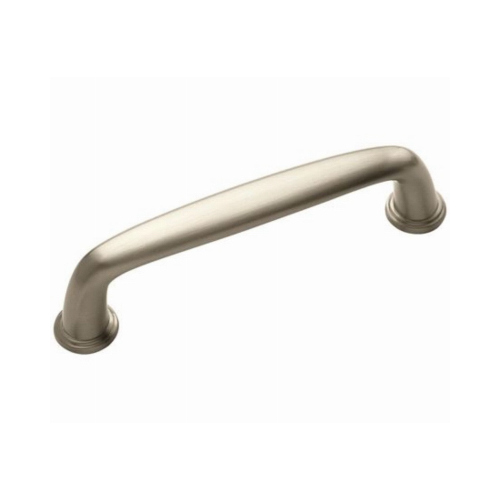 3-3/4" (96 mm) Center to Center Kane Cabinet Pull Satin Nickel Finish