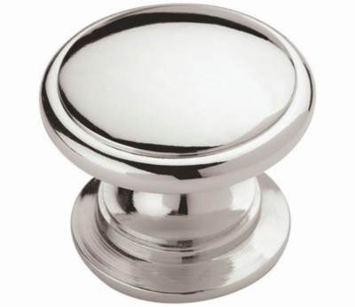 Amerock BP5301226 1-1/4" (32 mm) Diameter Allison Value Cabinet Knob Bright Chrome Finish