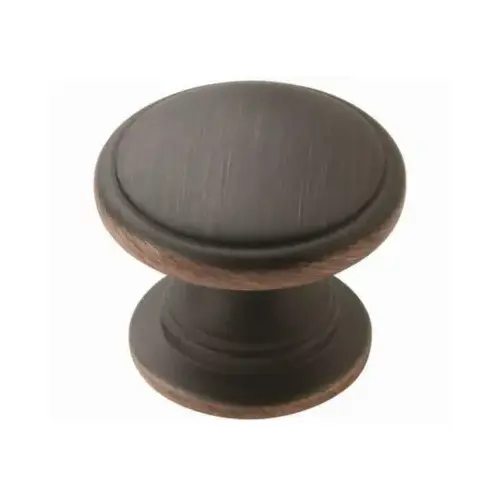 1-1/4" (32 mm) Diameter Allison Value Cabinet Knob Oil Rubbed Bronze Finish - pack of 25