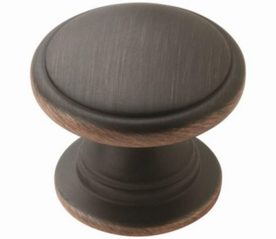 Amerock BP53012ORB 1-1/4" (32 mm) Diameter Allison Value Cabinet Knob Oil Rubbed Bronze Finish