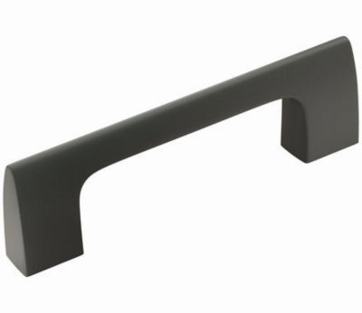 Amerock BP55364MB Riva 3 in (76 mm) Center-to-Center Matte Black Cabinet Pull