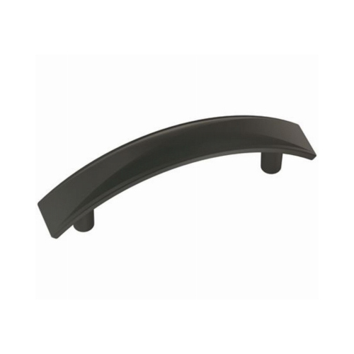 Extensity Series Cabinet Pull, 4-1/8 in L Handle, 11/16 in H Handle, 1-5/16 in Projection, Zinc Matte Black