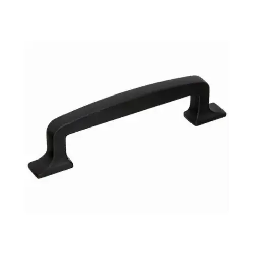 3-3/4" (96 mm) Center to Center Westerly Cabinet Pull Black Bronze Finish
