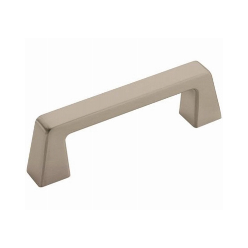 3" (76 mm) Center to Center Blackrock Cabinet Pull Satin Nickel Finish