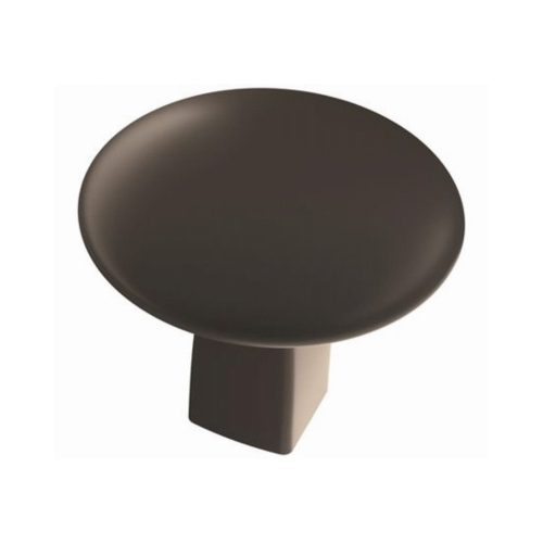 Riva 1-1/4 in (32 mm) Diameter Matte Black Cabinet Knob