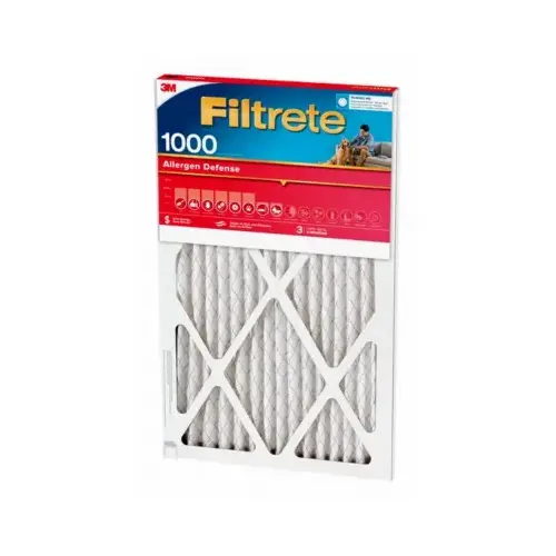 Allergen Defense 16" x 20" x 2" MERV 11, 1000 MPR Air Filter