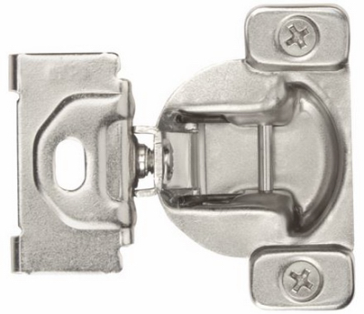 Amerock BPR2811C1314 1-1/4" (32 mm) Matrix Concealed Cabinet Hinge 2 Pack Nickel Finish Pair