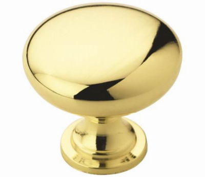 Amerock BP530053 1-1/4" (32 mm) Diameter Allison Value Cabinet Knob Bright Brass Finish