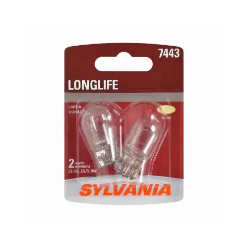 Sylvania 34536 2PK7443LL.BP2 Mini Bulb