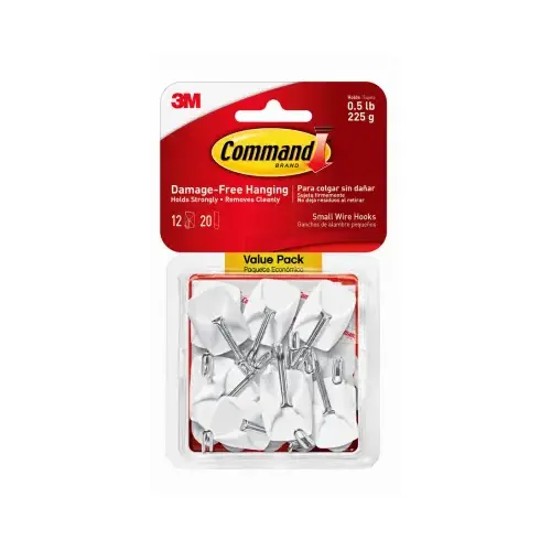 12PK SM Wire Hook