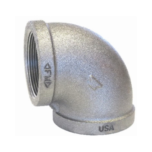 ASC Engineered Solutions 8700124426 Galvanized Pipe Elbow, 90 Degrees, 3 In.