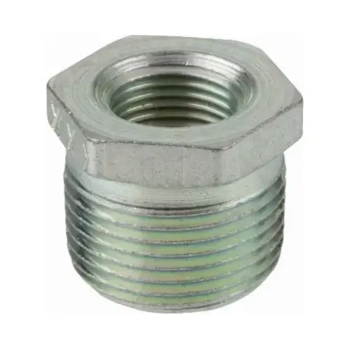 Galvanized Pipe Hex Bushing, 4 x 2 In.