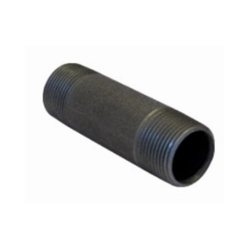 3 x 12 In. Pipe Nipple, Black