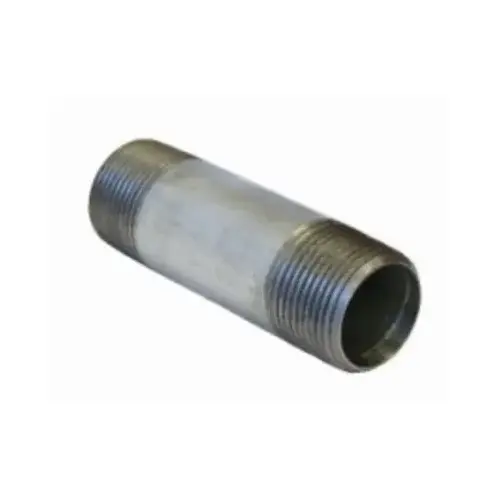 Galvanized Pipe Nipple, Schedule 40, 3 x 3 In.