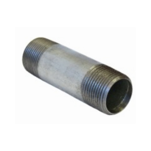 ASC Engineered Solutions 8700157350 Galvanized Pipe Nipple, Schedule 40, 4 x 4 In.